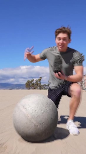 Lift the worlds heaviest stone, win $500! #fitness #challenge #musclebeach #stone #muscle #bodybuilder | Brandon William