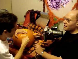 How to carve a Pumpkin tutorial video part 2