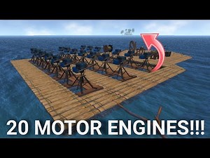 Making 20 Motor Engines - Raft Survival: Ocean Nomad - Gameplay Walkthrough Android/iOS