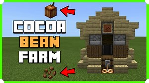 How To Build An Automatic Cocoa Bean Farm Minecraft Map