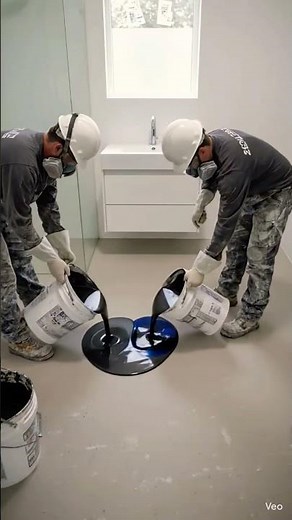 Amazing Epoxy Bathroom Flooring Transformation | Original Process