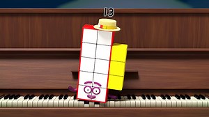 The number 13 song - Numberblocks – Numbers to 100: Video playlist - BBC Bitesize