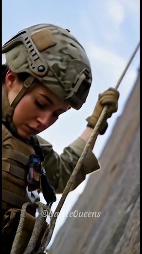 U.S. 🇺🇸 Army Rangers Women Climbing Cliff side in Training