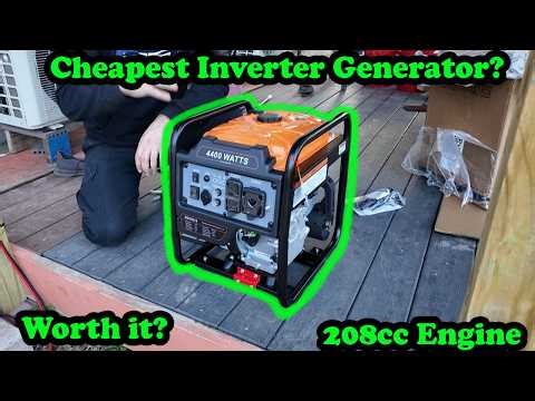 Cheapest Inverter Generator Efurden 4400 Watt Inverter generator Testing Unboxing Overview! 329$