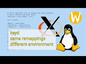 keyd - remap the keyboard at the KERNEL level