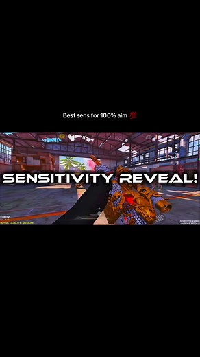 Best Sensitivity for 100% Aim in CODM