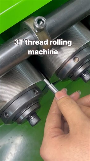 3T thread rolling machine #knurling #cncmachine #machine #screws #foryou #factory #cnc