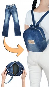 Mini sac à dos à partir de vieux jeans facilement ! Miarti👜✂️ | Miarti - Idées créatives