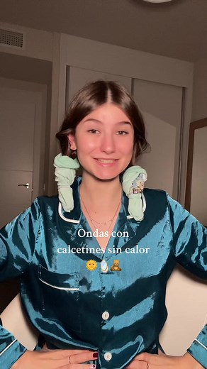 Ondas con calcetines sin calor 🌞🪞🧸