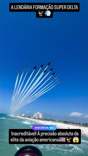 SUPER DELTA: O Encontro Épico dos Blue Angels e Thunderbirds🦅🇺🇸