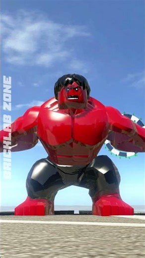 Bruce Banner Turns Into Red Hulk in LEGO Marvel Super Heroes