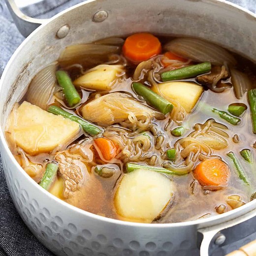 One Pot Nikujaga - Japanese Beef and Potato Stew