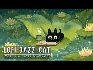 Aesthetic Lofi Jazz Cat Cafe Vibes - Perfect Background Music for Study or Chill