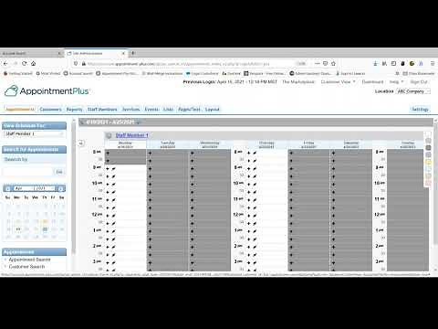 Schedules & Schedule Exceptions SAPTS & How to Create an appointment Appointment Plus Software
