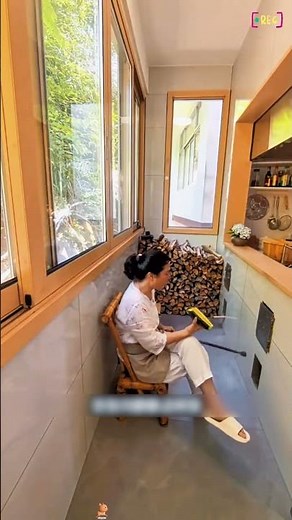 女子家的厨房设计的真是太方便了