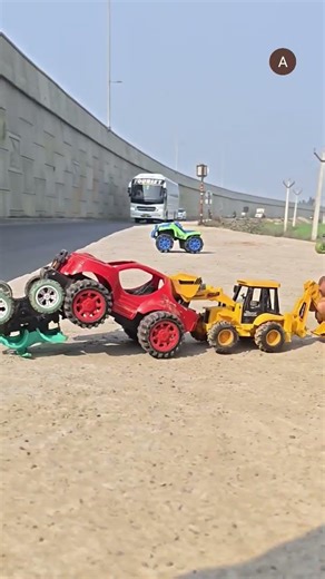 tractor video short Remote Control Jcb And Dumper Truck Unboxing And Testing Short Video ||#toysdidi