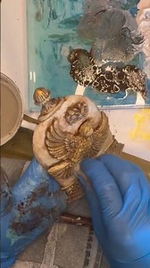 DIY Resin Ornament with IOD Moulds ​⁠ #christmas #lescloches #diy