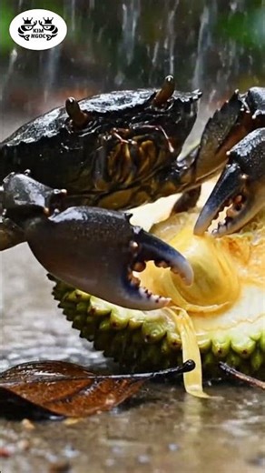 Kinh Ngạc: Ngàn Cua Đồng Đen "Hành Quân" Phủ Kín Gốc Mít Trong Mưa