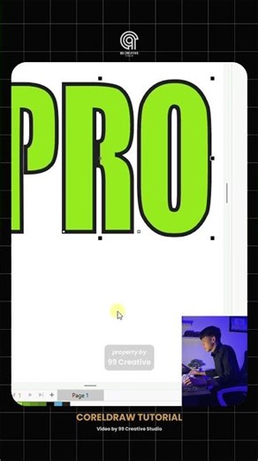 CorelDraw Tips | Use Teks Properties #coreldraw #begginers #graphicdesigner