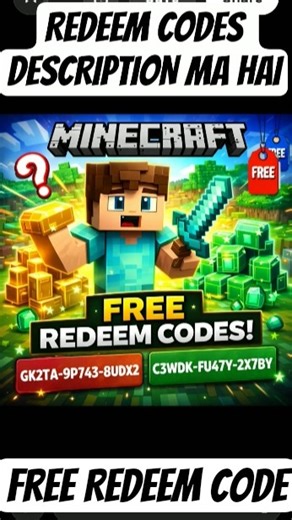 minecraft free redeem codes #minecraft