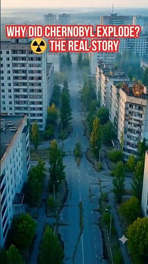 Why Did Chernobyl Explode? ☢️ The Real Story #shorts