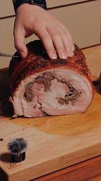 Slow-Roasted Italian Porchetta 🐷🍋🌿 #porchetta #roastedpig #italianfood