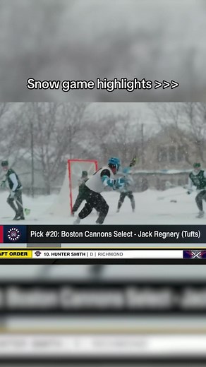 Snow Game Highlights: Premier Lacrosse League Baby!