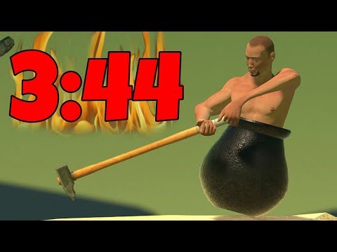 Getting Over It Speedrun – 3:44😱😱 (Personal Best)