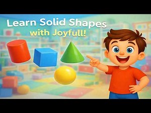 Learning Shapes for Kids 🎨 | 3D Shapes Song | JoyFull Nursery Rhymes