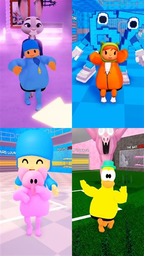 Pocoyo Dance in Roblox 😄😆. #roblox