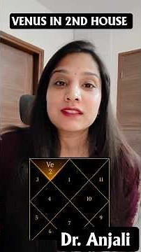 Venus in 2nd House Explained | Wealth, Speech & Family | Vedic Astrology