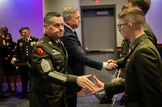 ODU ROTC cadets awarded Purple Hearts, meritorious service medals