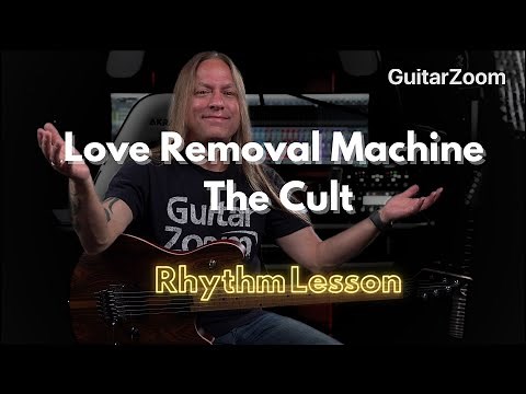How to play "Love Removal Machine by The Cult" | Steve Stine - Rhythm Lesson