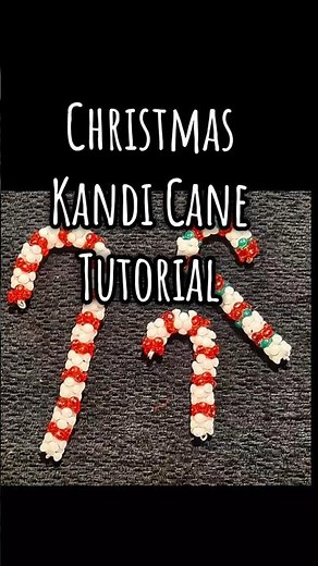Christmas Kandi Tutorial! For bracelets, necklaces, keychains or on your tree! #kandi #tutorial