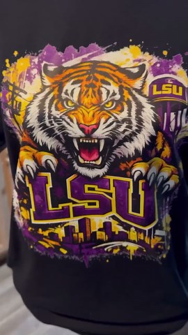 LSU TIGER T-SHIRT - Etsy