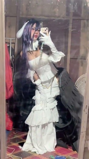 🔥🤍🤍#albedo #cosplay #fyp #overlord #anime