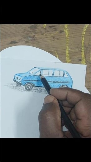 C for Car #Vehicle #Car #drawing #art