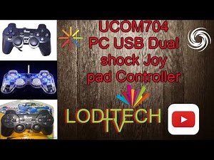 Ucom 704 PC USB Dualshock Joypad Controller unboxing and set up...