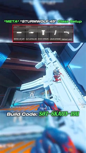 "STURMWOLF 45" class is 𝙈𝙀𝙏𝘼 on Warzone🔥 #callofduty #blackops7 #warzone #cod #classsetup