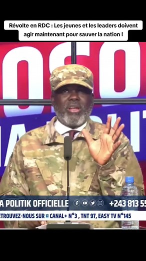 Révolte en RDC : Les jeunes et les leaders doivent agir maintenant pour sauver la nation ! #goma #tiktok #viralvideo Corneille Nangaa l'AFC le M23 Paul Kagame