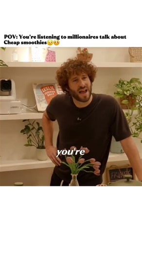 Millionaires also look for cheap smoothies @friendskeepsecrets @bennyblanco @LilDickyRap