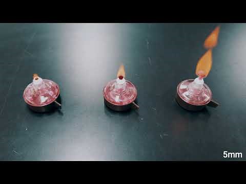 ➀アルコールランプの使い方