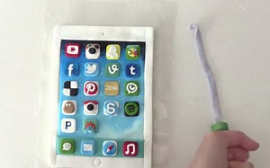 【美食制作】如何制作可食用iPad巧克力蛋糕(生肉)