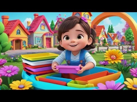 Sorting Trays Go Sort Sort Sort | English Nursery Rhyme | Kids Songs | Baby Music
