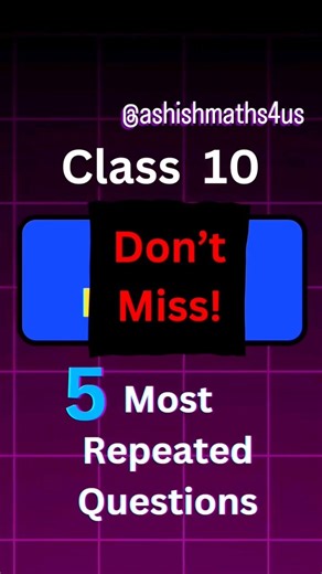 🔥 Real Numbers Top 5 Most repeated Questions 🤯 | Class 10 Maths pyq #shorts