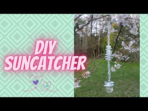 Easy Beaded Feng Shui Crystal Suncatcher Tutorial / Jewllery Making Tutorial 🌞