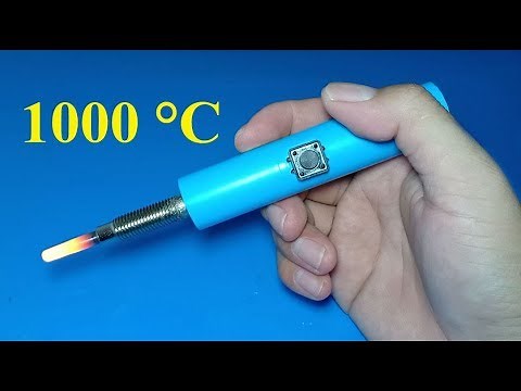 How to make soldering iron using glow plug