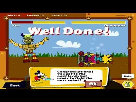 Mickey's Robot Laboratory Game - Mickey Mouse Game - Mickey's Robot Lab