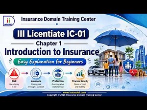 Licentiate IC-01 | Principles of Insurance | Chapter 1 – Introduction to Insurance-Easy explanation