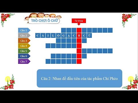 Hướng dẫn tạo trò chơi ô chữ cho slide bài giảng